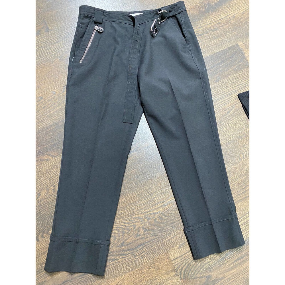 Carven Stylish‎ Cropped Pants with fold over bottom ~ 36
